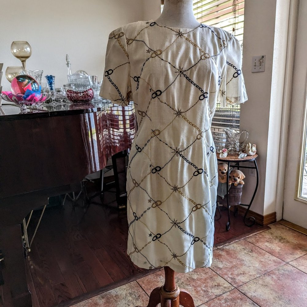 Misty Lane below the knee A-Line dress